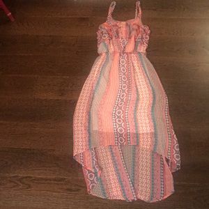 Long multi colored dress